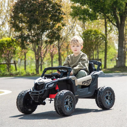 24V Can Am Maverick 1-Seater UTV - Kids Electric Ride-On Freddo Toys