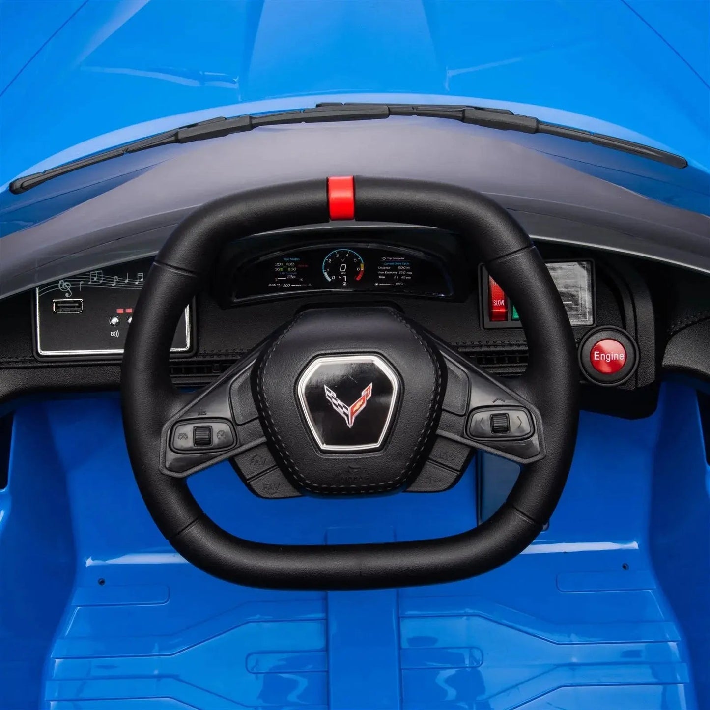 12V Chevrolet Corvette C8 Stingray 1-Seater Kids Ride-On Car  Freddo Toys