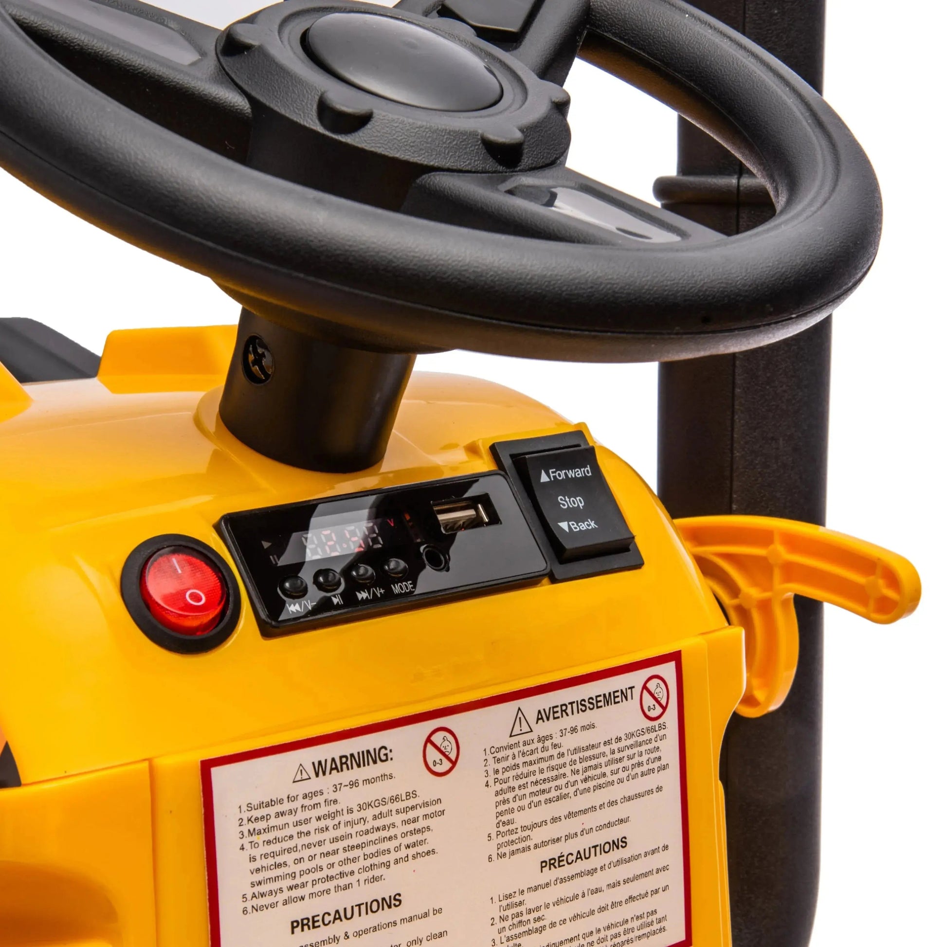 12V Freddo Excavator 1 Seater Ride-on  Freddo Toys