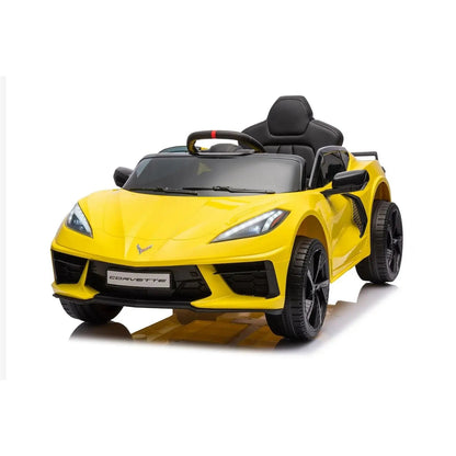 12V Chevrolet Corvette C8 Stingray 1-Seater Kids Ride-On Car  Freddo Toys