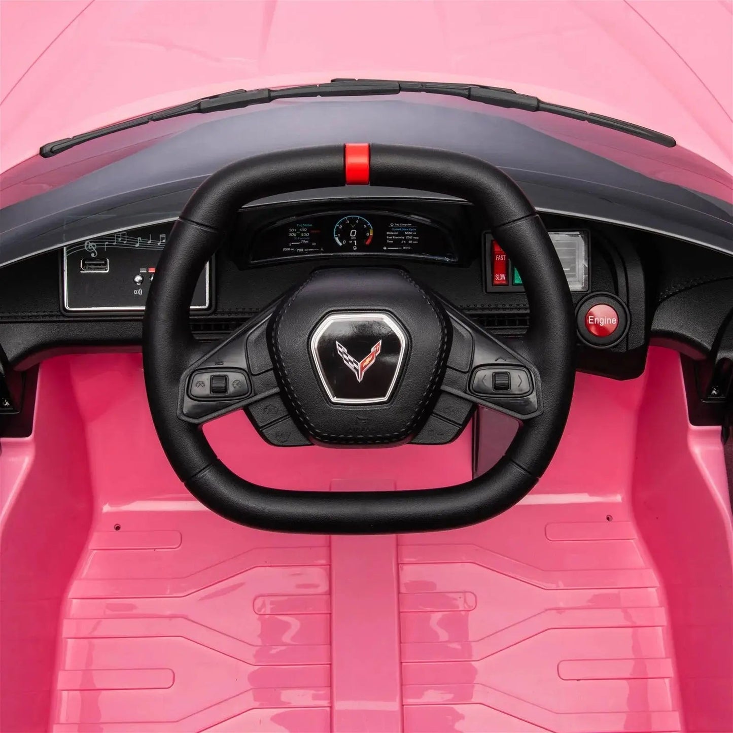 12V Chevrolet Corvette C8 Stingray 1-Seater Kids Ride-On Car  Freddo Toys