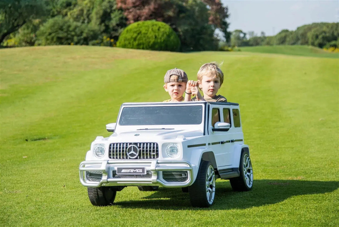 24V 4x4 Mercedes Benz G63 AMG 2 Seater G Wagon Ride on Car  Freddo Toys