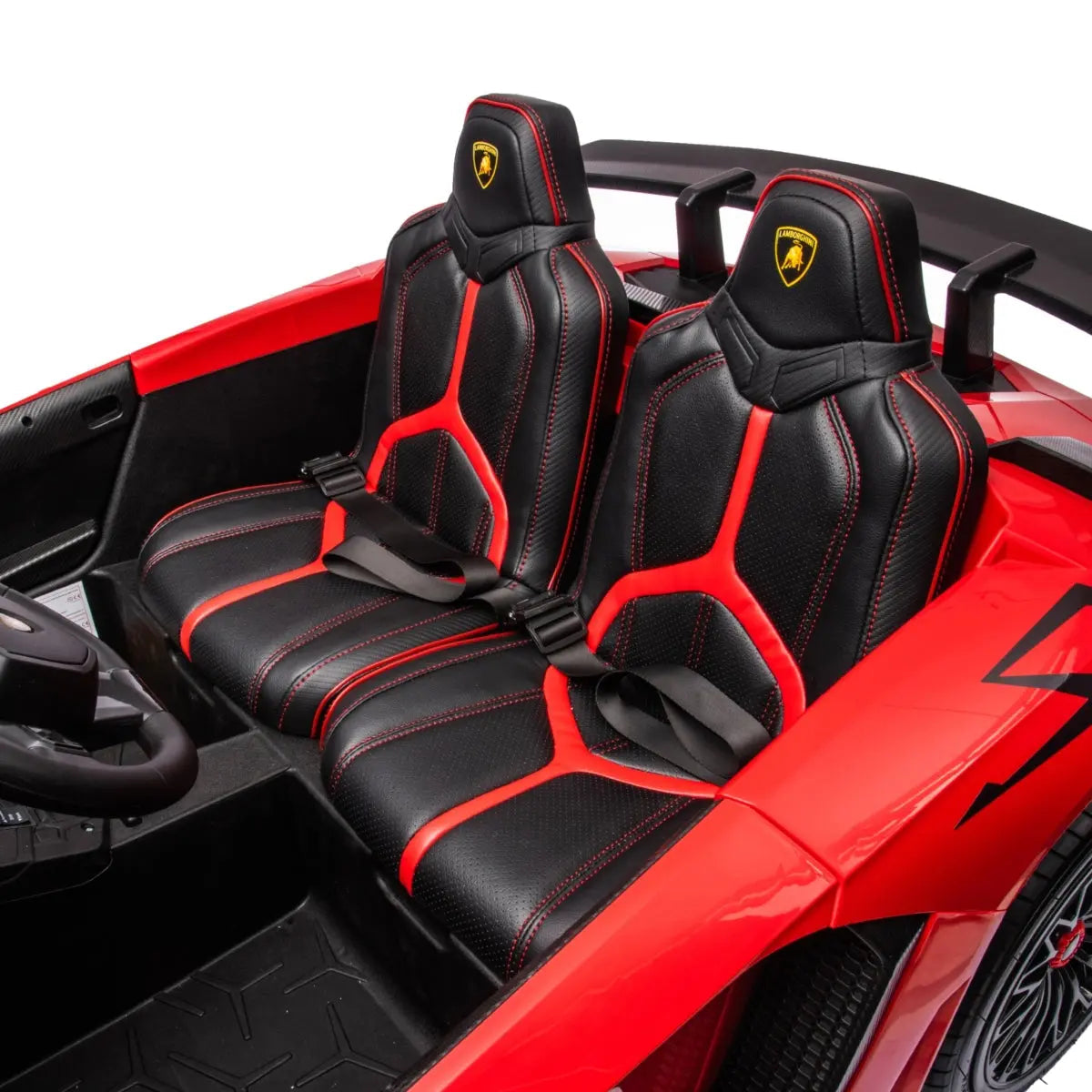 24V Lamborghini Aventador 2 Seater Ride On Car for Kids: Advanced Brushless Motor & Differential for High-Octane Fun  Freddo Toys
