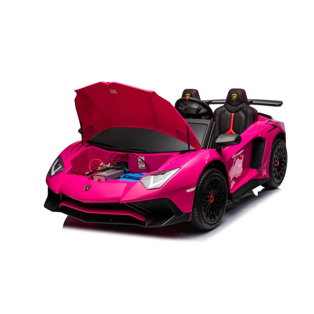 24V Lamborghini Aventador 2 Seater Ride On Car for Kids: Advanced Brushless Motor & Differential for High-Octane Fun  Freddo Toys