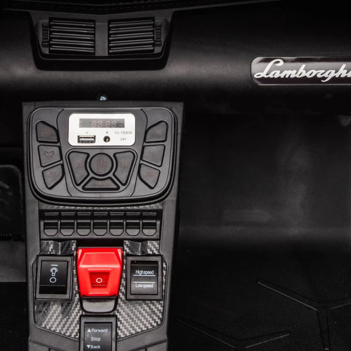 24V Lamborghini Aventador 2 Seater Ride On Car for Kids: Advanced Brushless Motor & Differential for High-Octane Fun  Freddo Toys