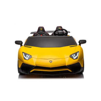 24V Lamborghini Aventador 2 Seater Ride On Car for Kids: Advanced Brushless Motor & Differential for High-Octane Fun  Freddo Toys