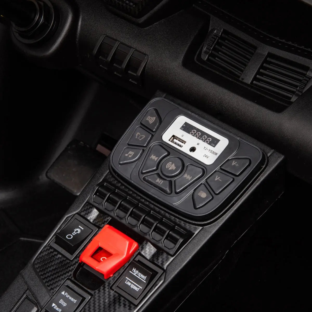 24V Lamborghini Aventador 2 Seater Ride On Car for Kids: Advanced Brushless Motor & Differential for High-Octane Fun  Freddo Toys