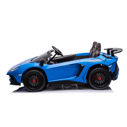 24V Lamborghini Aventador 2 Seater Ride On Car for Kids: Advanced Brushless Motor & Differential for High-Octane Fun  Freddo Toys