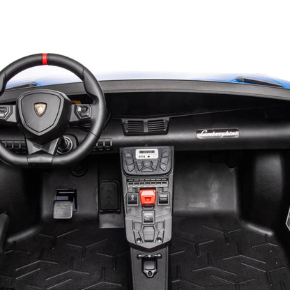 24V Lamborghini Aventador 2 Seater Ride On Car for Kids: Advanced Brushless Motor & Differential for High-Octane Fun  Freddo Toys