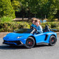 24V Lamborghini Aventador 2 Seater Ride On Car for Kids: Advanced Brushless Motor & Differential for High-Octane Fun  Freddo Toys