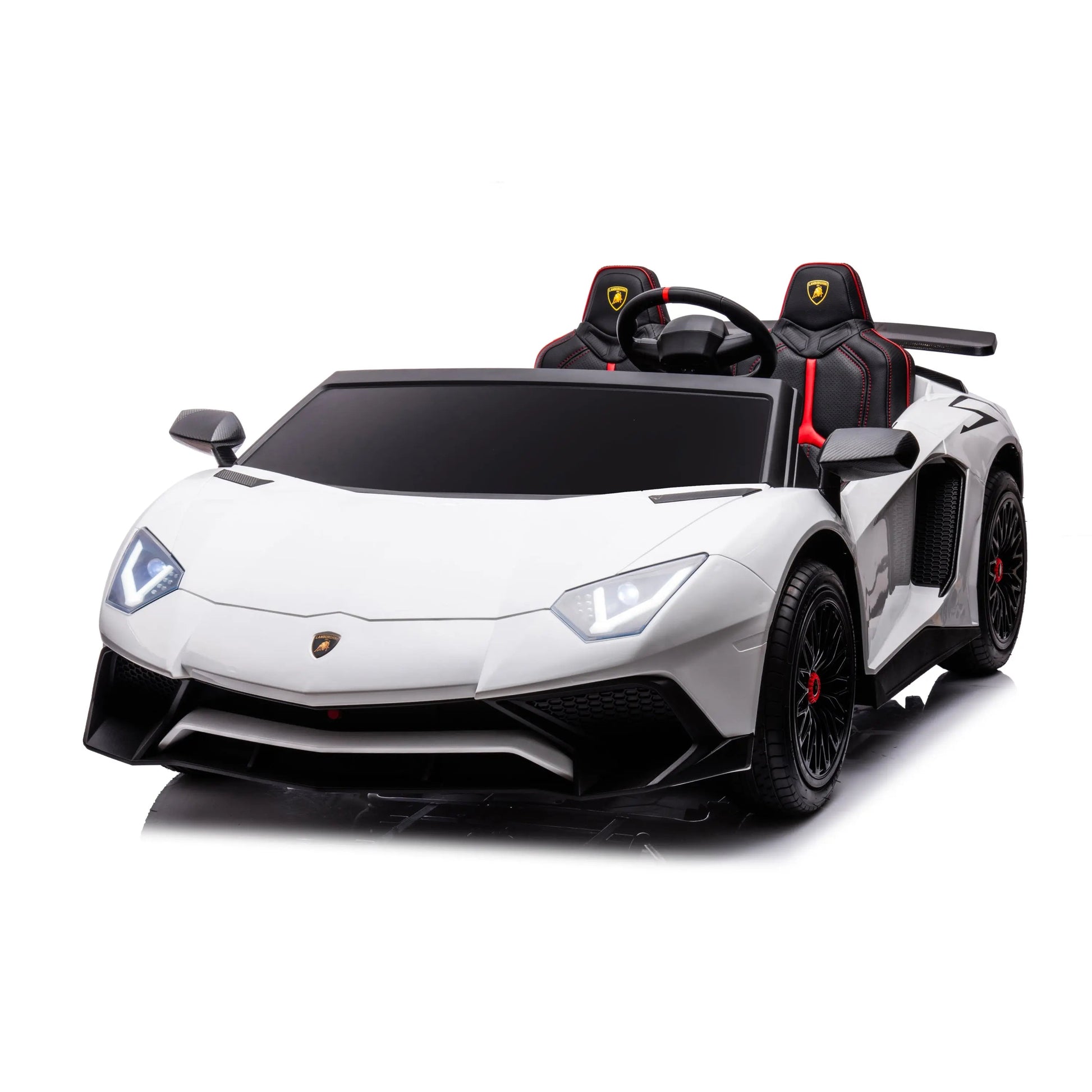 24V Lamborghini Aventador 2 Seater Ride On Car for Kids: Advanced Brushless Motor & Differential for High-Octane Fun  Freddo Toys