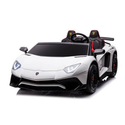 24V Lamborghini Aventador 2 Seater Ride On Car for Kids: Advanced Brushless Motor & Differential for High-Octane Fun  Freddo Toys
