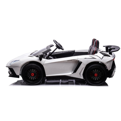 24V Lamborghini Aventador 2 Seater Ride On Car for Kids: Advanced Brushless Motor & Differential for High-Octane Fun  Freddo Toys
