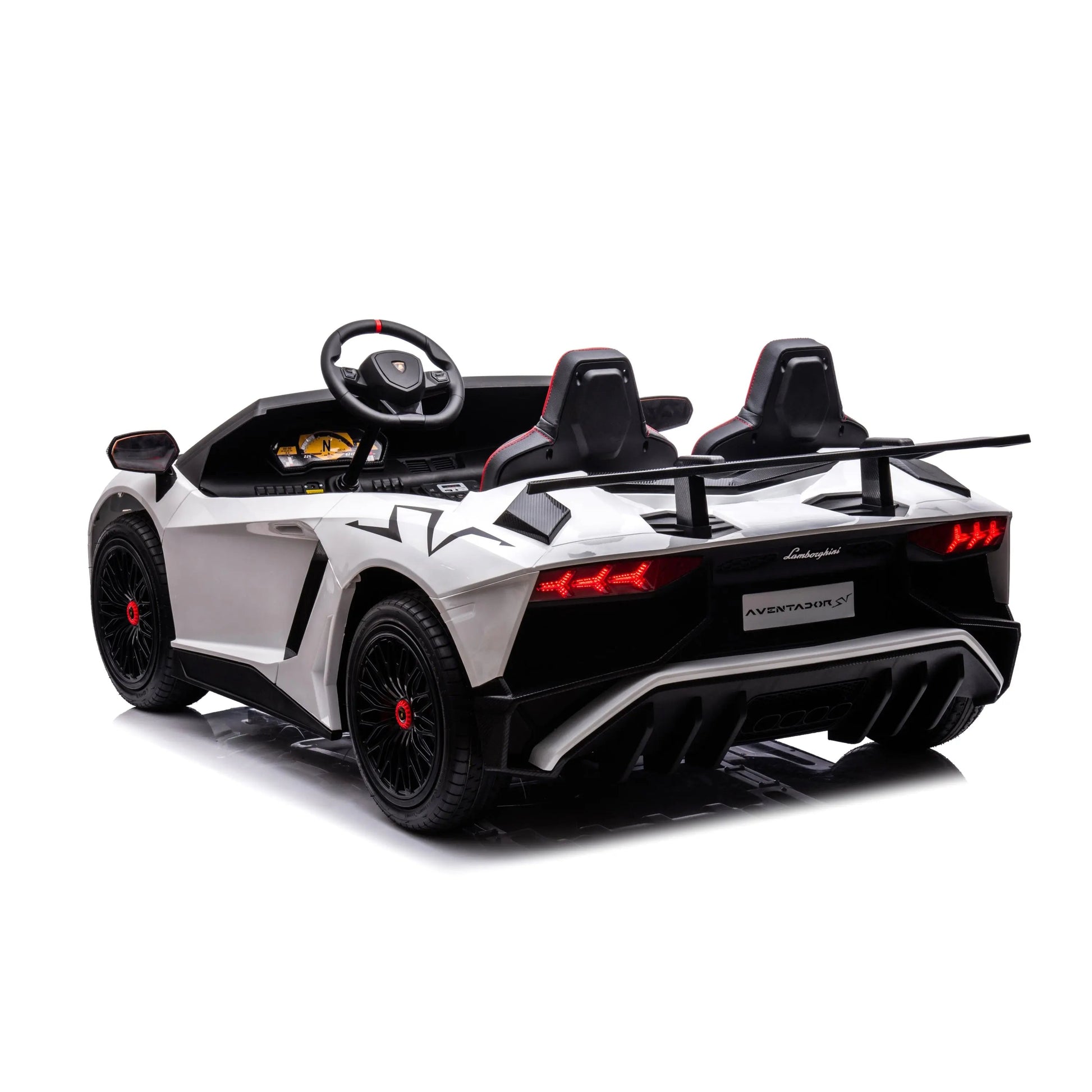 24V Lamborghini Aventador 2 Seater Ride On Car for Kids: Advanced Brushless Motor & Differential for High-Octane Fun  Freddo Toys