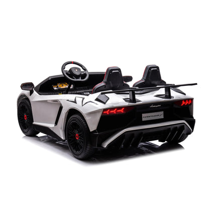 24V Lamborghini Aventador 2 Seater Ride On Car for Kids: Advanced Brushless Motor & Differential for High-Octane Fun  Freddo Toys