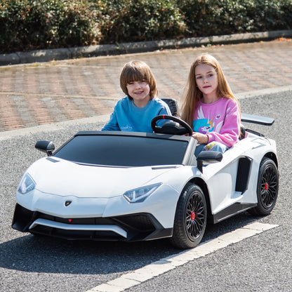 24V Lamborghini Aventador 2 Seater Ride On Car for Kids: Advanced Brushless Motor & Differential for High-Octane Fun  Freddo Toys