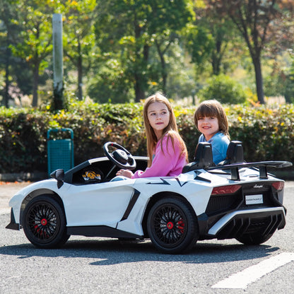 24V Lamborghini Aventador 2 Seater Ride On Car for Kids: Advanced Brushless Motor & Differential for High-Octane Fun  Freddo Toys