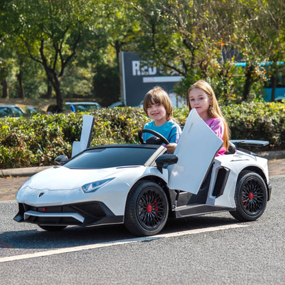 24V Lamborghini Aventador 2 Seater Ride On Car for Kids: Advanced Brushless Motor & Differential for High-Octane Fun  Freddo Toys
