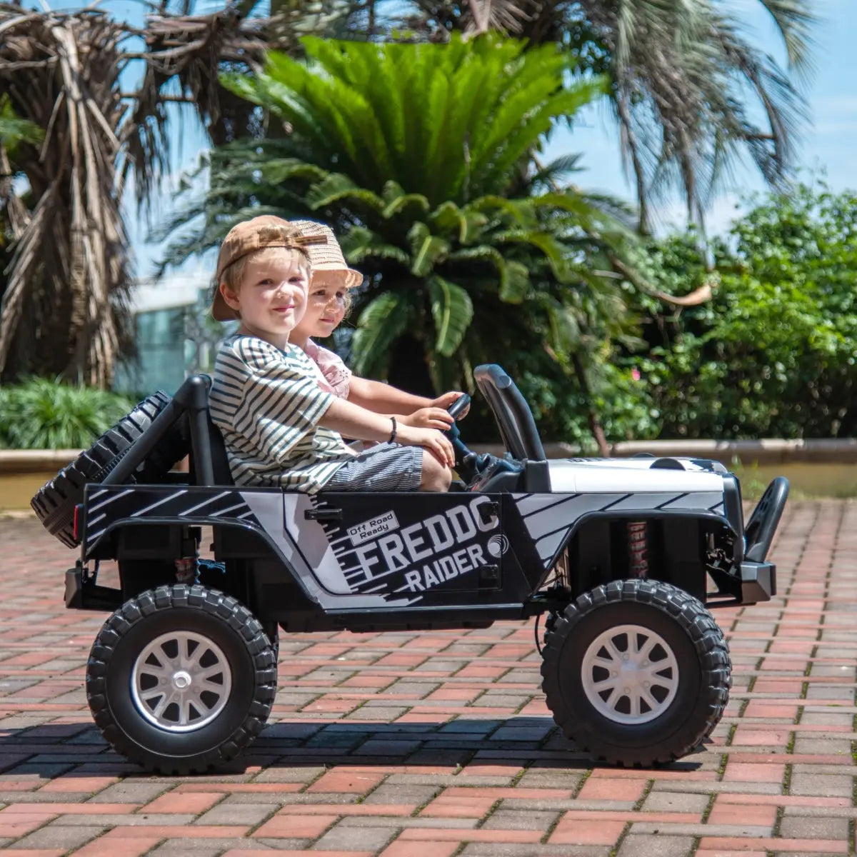 24V Jeep Freddo Raider 2 Seater Ride On  Freddo Toys