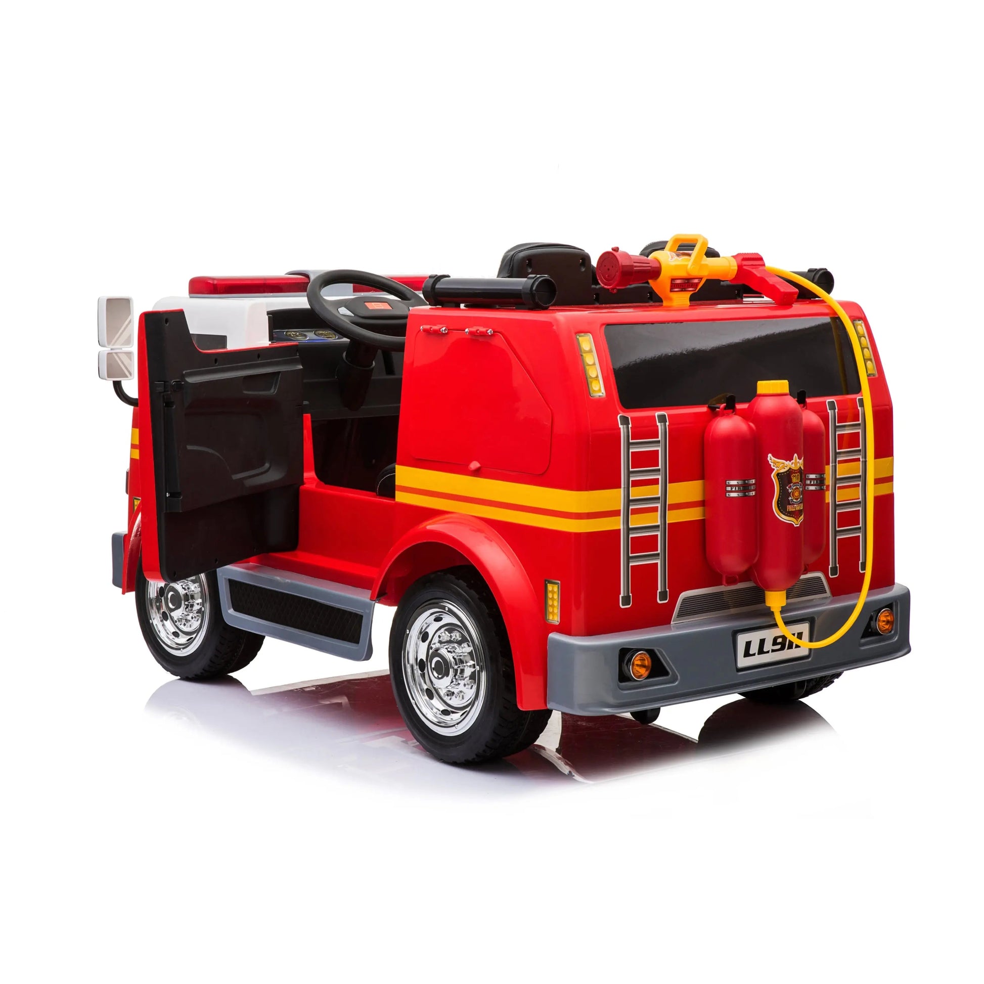 24V Freddo Fire Truck 2-Seater Ride on  Freddo Toys