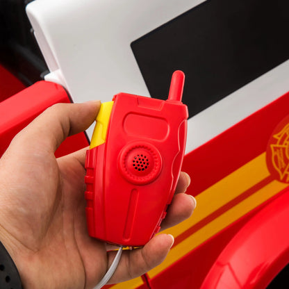 24V Freddo Fire Truck 2-Seater Ride on  Freddo Toys