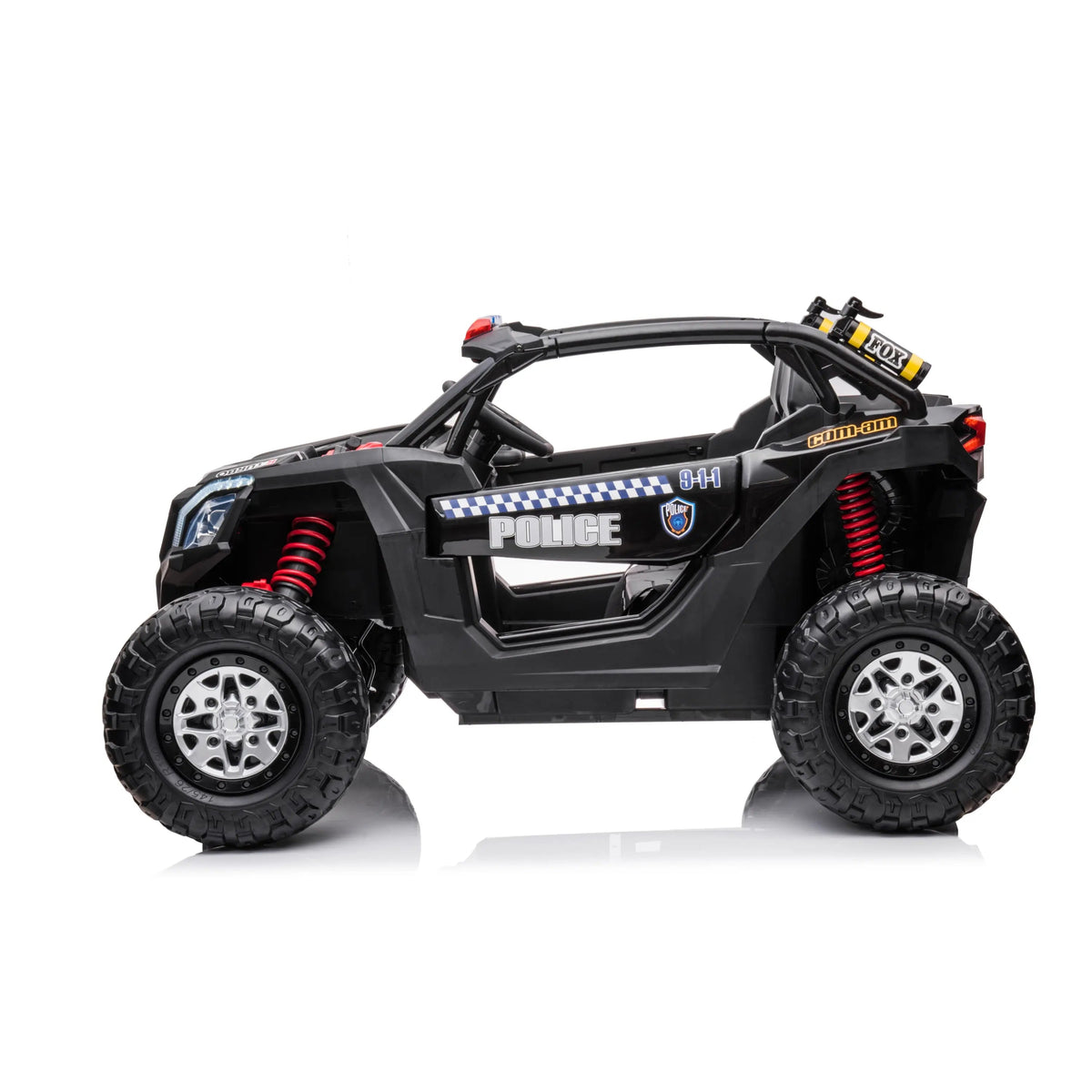 24V Freddo Storm Police UTV 2-Seater for Kids with Lights & Sirens for Action-Packed Adventures  Freddo Toys