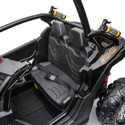 24V Freddo Storm Police UTV 2-Seater for Kids with Lights & Sirens for Action-Packed Adventures  Freddo Toys