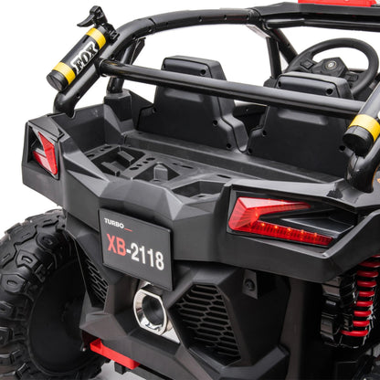 24V Freddo Storm Police UTV 2-Seater for Kids with Lights & Sirens for Action-Packed Adventures  Freddo Toys