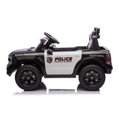 12V Licensed Ford Raptor Police Interceptor Kids Ride-On Truck Freddo Toys
