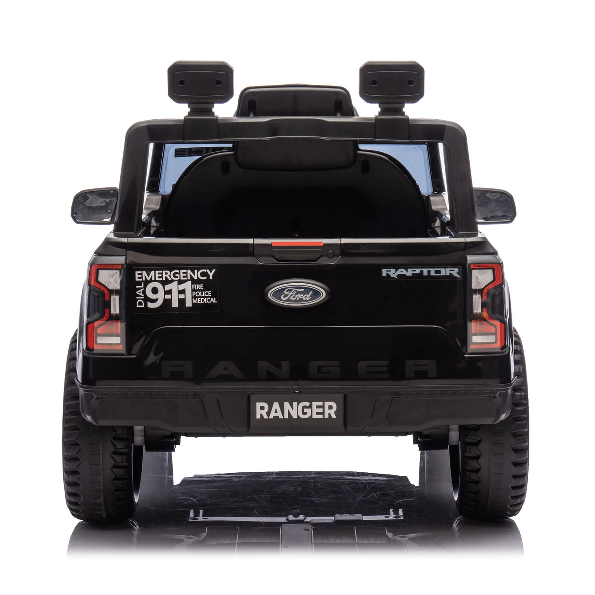 12V Licensed Ford Raptor Police Interceptor Kids Ride-On Truck Freddo Toys
