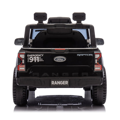 12V Licensed Ford Raptor Police Interceptor Kids Ride-On Truck Freddo Toys