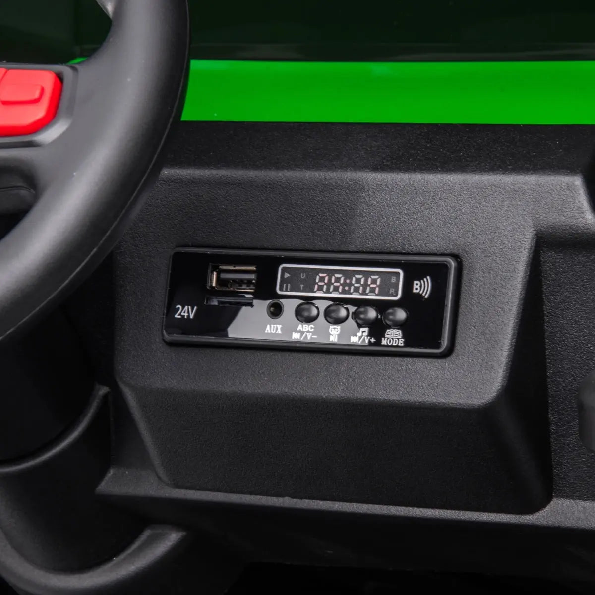 24V 6 Wheeler Freddo Tractor Trailer 2 Seater Ride-on with Dump Cart and Parental Remote  Freddo Toys