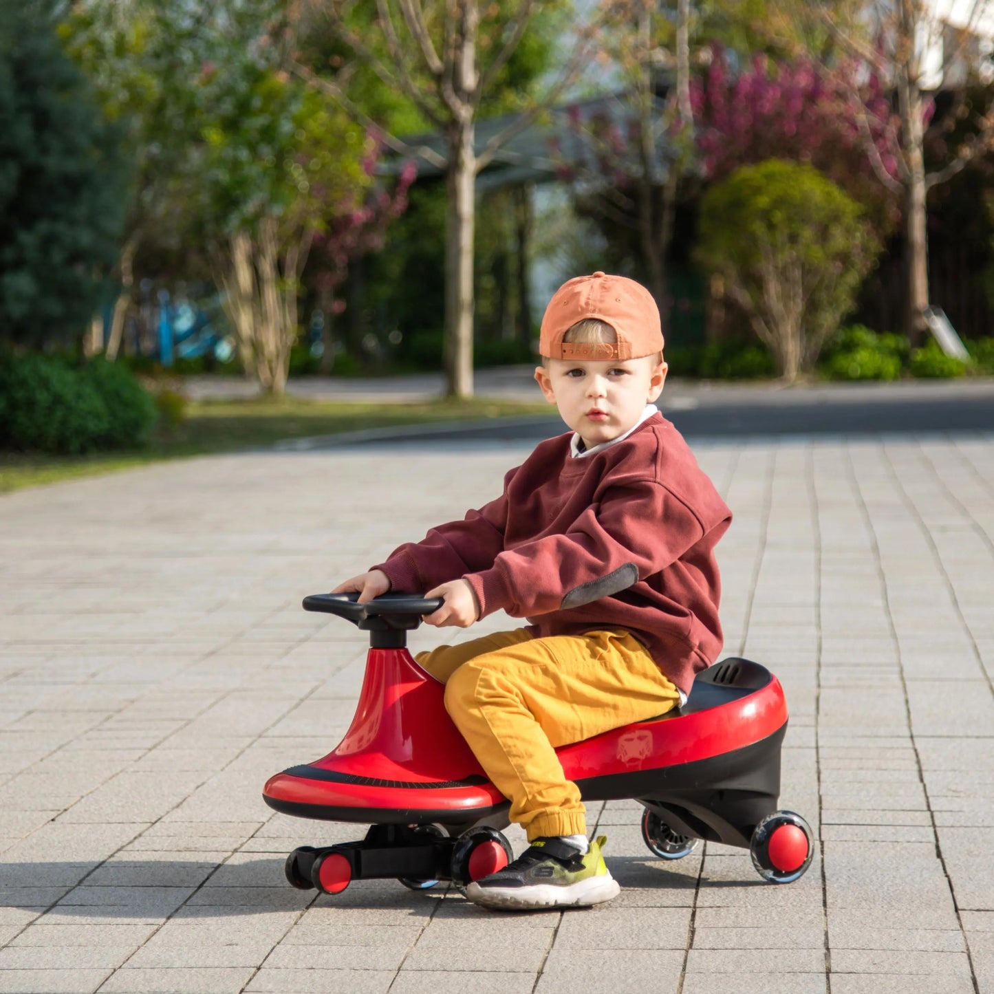 Freddo Toys Swing Car with Flashing Wheels  Freddo Toys