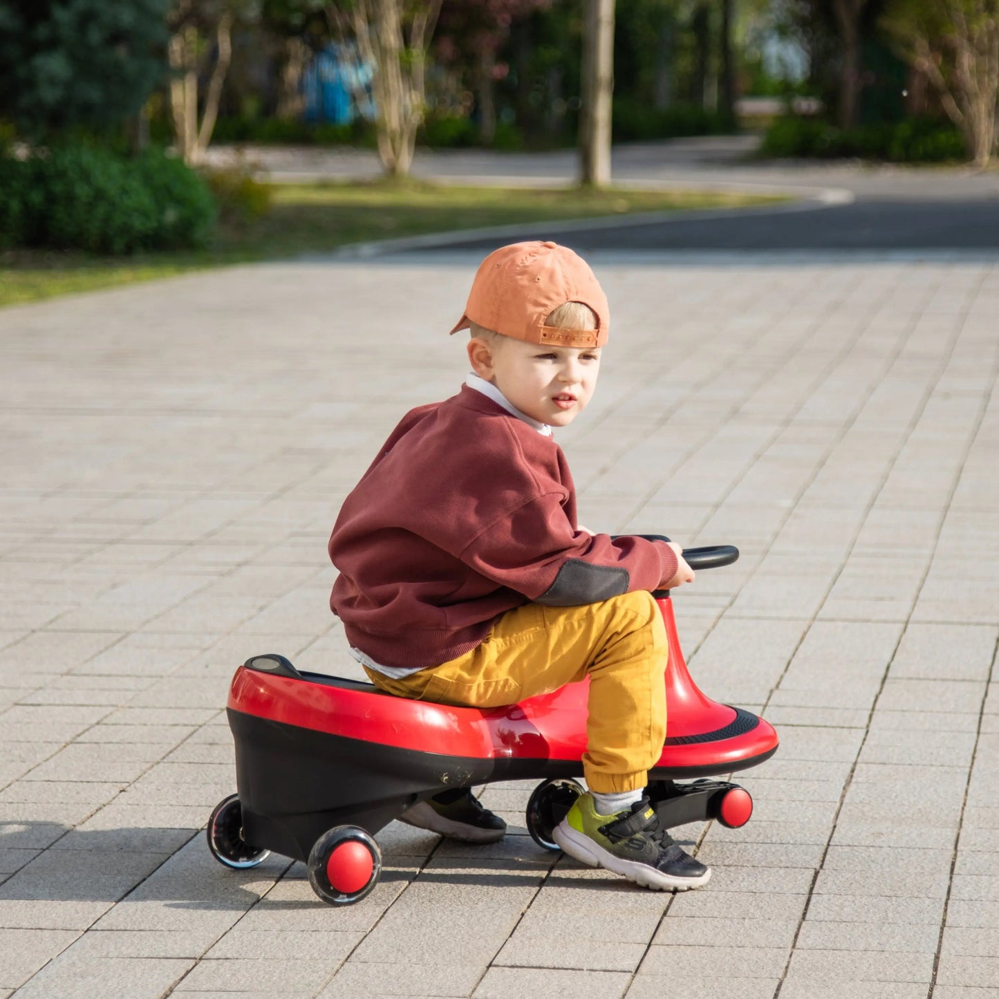 Freddo Toys Swing Car with Flashing Wheels  Freddo Toys