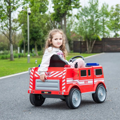 12V Freddo Fire Truck 1 Seater Ride on  Freddo Toys