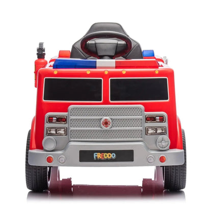 12V Freddo Fire Truck 1 Seater Ride on  Freddo Toys