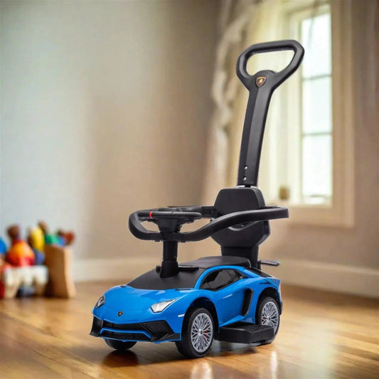 Lamborghini 3-in-1 Kids Push Ride On Toy Car  Freddo Toys